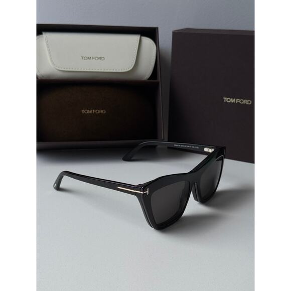 NEW Tom Ford FT5971-B Cat Eye Clip On Frames + Sunglasses - Picture 6 of 8